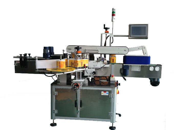Máquina de etiquetado adhesiva de cristal automática llena del palillo de la botella redonda