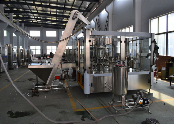 7KW 5000KG Juice Filling Machine / Juice Bottling Production Line For Food Industry