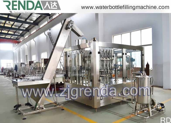 Stainless Steel Gas Beverage Filling Unit , Washing Carbonated Drink Filling Capping Machine 5.5KW