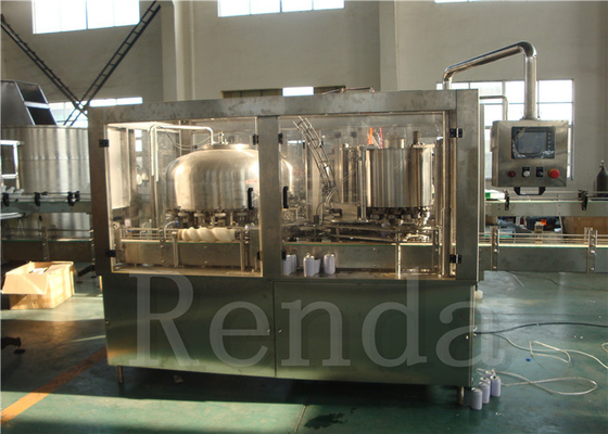 Electric 110V Can Filling Machine for Juice , Can Packing Machine for Gas Filling Machine