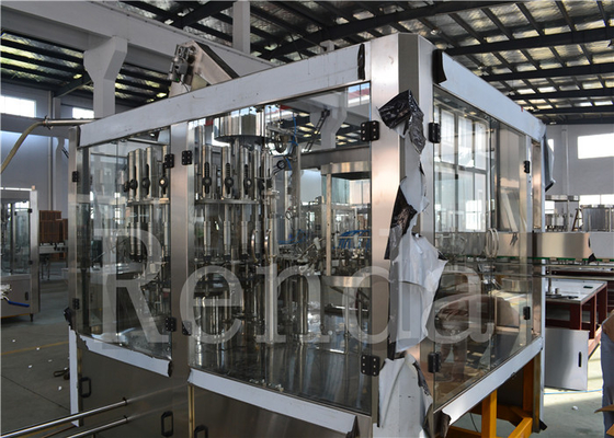 SUS304 Fully Automatic Filling Machine  15000BPH Beverage 3 In 1 Juice Filling Machine