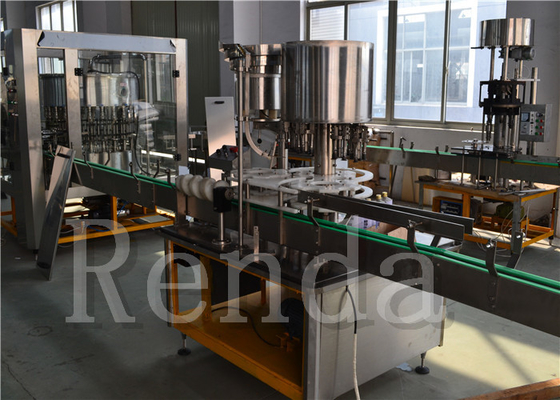 SUS304 Fully Automatic Filling Machine  15000BPH Beverage 3 In 1 Juice Filling Machine