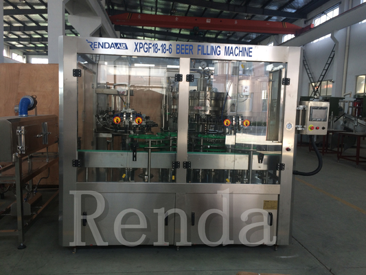 High Capacity Beer Filling Machine SUS304 Full Automatically 7000 - 7500 BPH