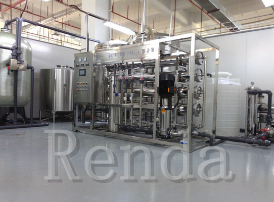 2000 LPH Pure Water RO Water Treament Systems Filtering Systems SUS304 RO Membrane Bottled Water Filter