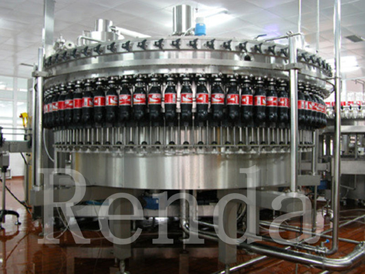 PET Bottle Carbonated Drink Filling Machine With CO2 Mixing System Sprite Coca-Cola