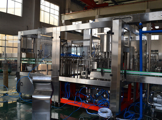 Automated Stainless Steel Carbonated Drink Filling Packaging Machine Coca Cola Soda Water