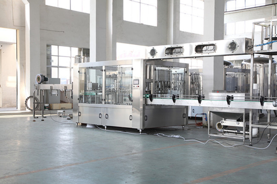 18000BPH Electric Liquid Filling Machines , Automatic Water Bottle Filling Machine for Liquid