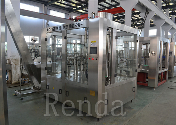 Equipo embotellador automático del jugo de la máquina de rellenar del jugo de 10000 BPH para el negocio 3 en 1