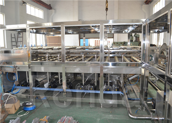 Paquete grande acero inoxidable de la máquina de rellenar del barril del agua potable de 5 galones modificado para requisitos particulares
