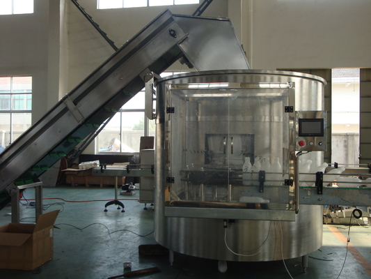 Máquinas modificadas para requisitos particulares automáticas llenas de Unscrambler de la botella de la botella del ANIMAL DOMÉSTICO para el sistema de empaquetado del agua 380V