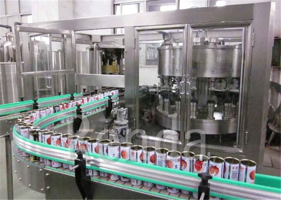 El lacre automático de la máquina de rellenar de la poder de aluminio puede cadena de producción de empaquetado