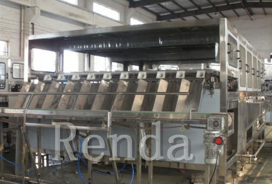 Acero inoxidable 304 máquina de rellenar del barril del agua de 5 galones para el agua mineral/pura de la consumición